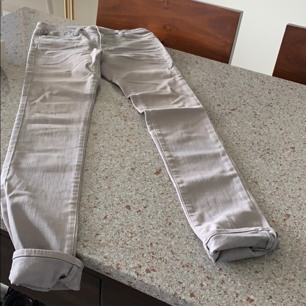 AG grey skinny jeans